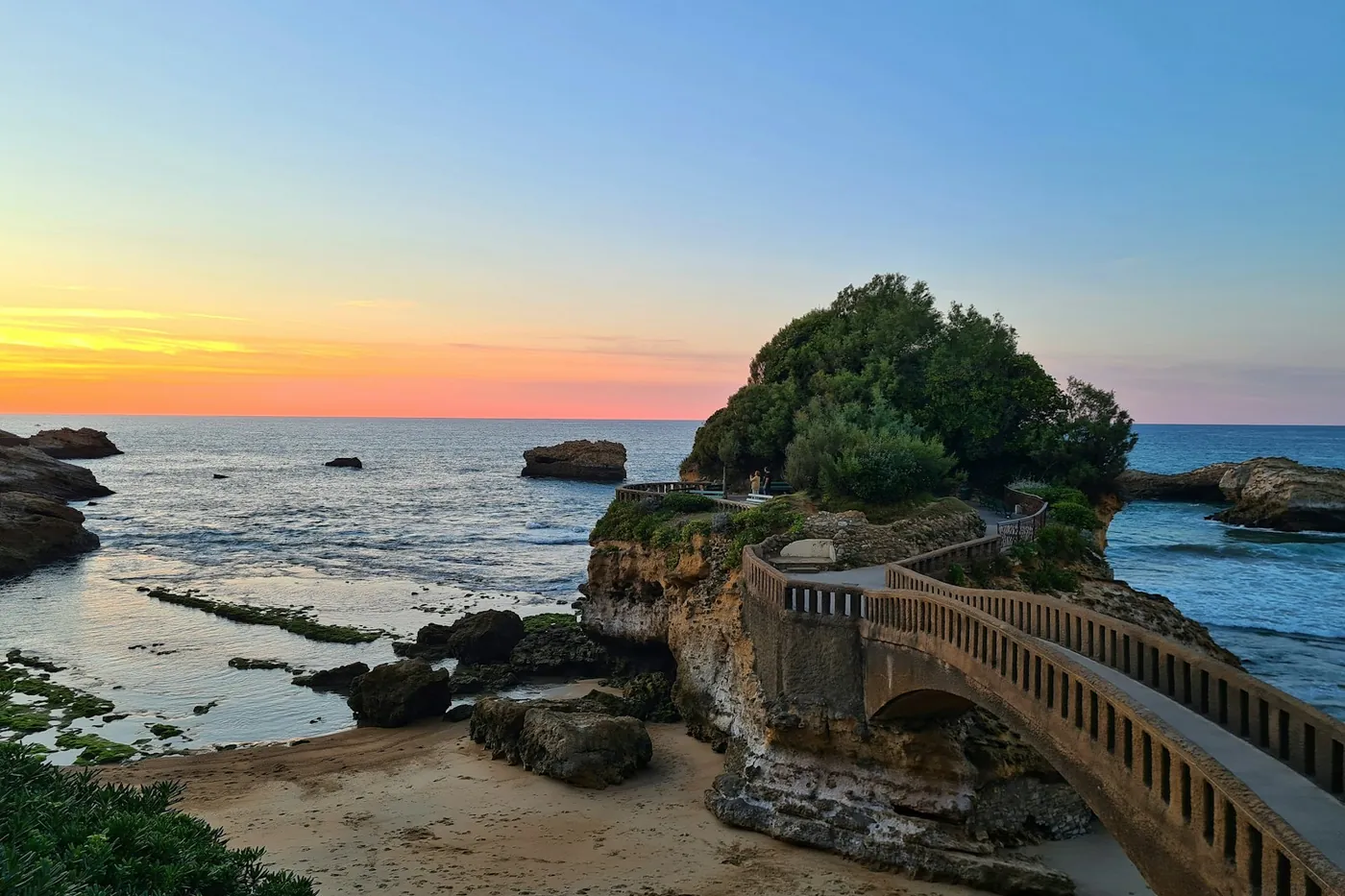 Biarritz, le rocher du Basta